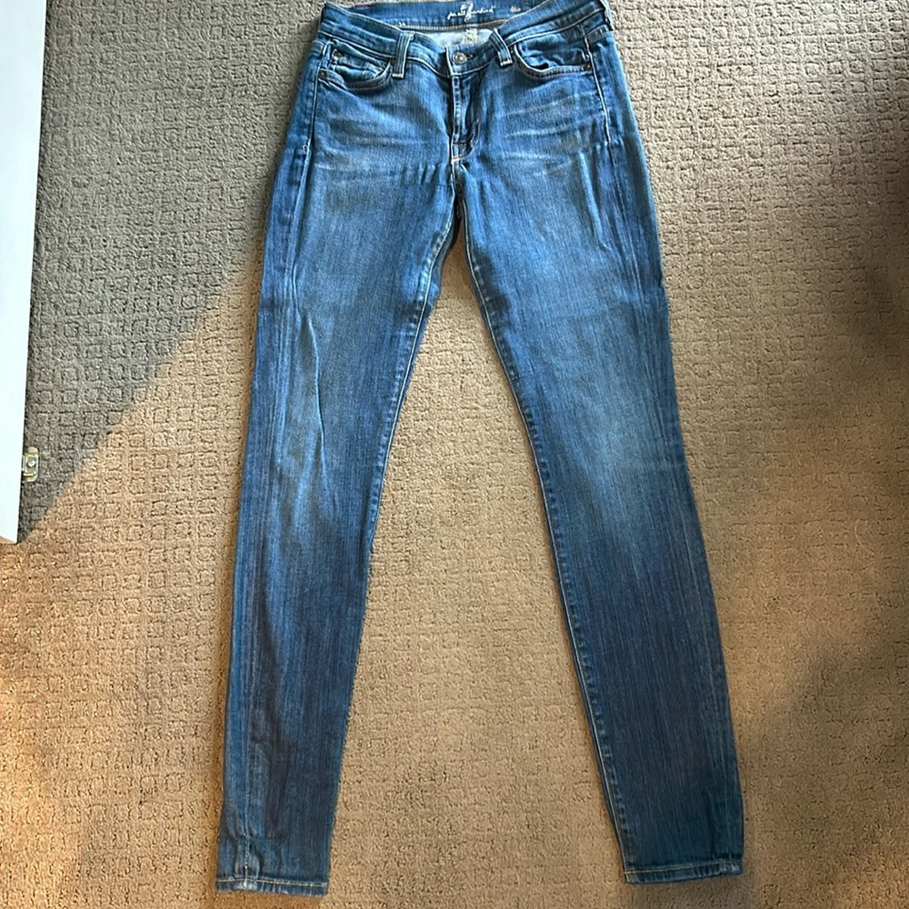 7 for all Mankind Skinny jeans - medium denim wash